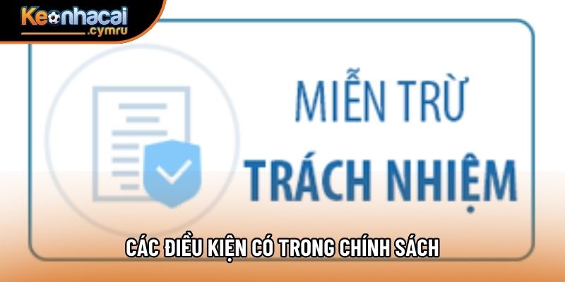 Các điều kiện có trong chính sách