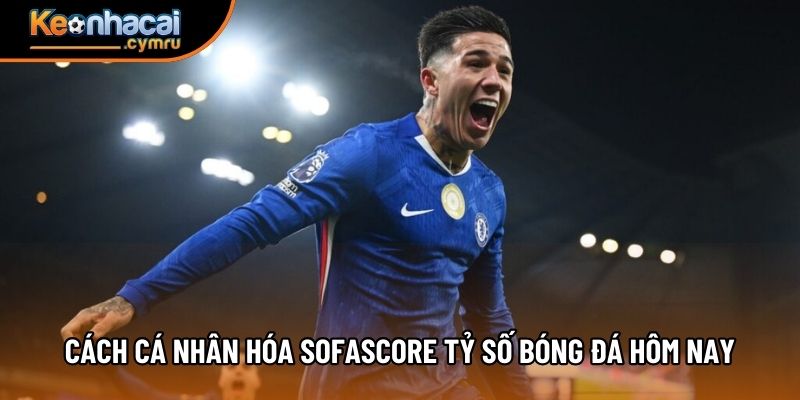 Cách cá nhân hóa Sofascore tỷ số bóng đá hôm nay