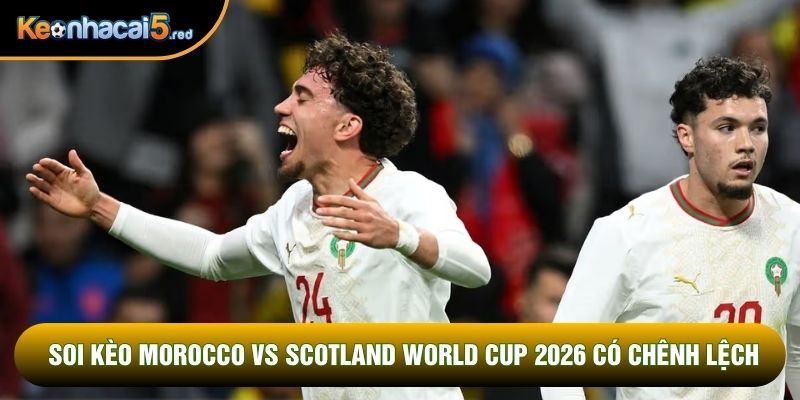 Soi kèo Morocco vs Scotland World Cup 2026 có chênh lệch