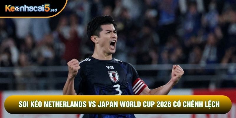 Soi kèo Netherlands vs Japan World Cup 2026 có chênh lệch