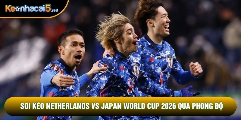Soi kèo Netherlands vs Japan World Cup 2026 qua phong độ
