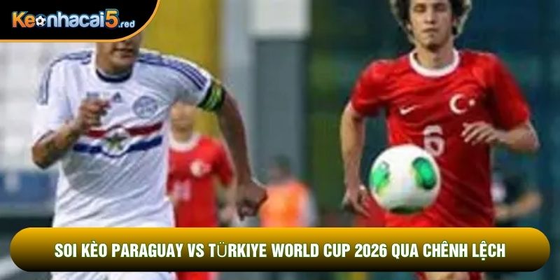 Soi kèo Paraguay vs Türkiye world cup 2026 qua chênh lệch